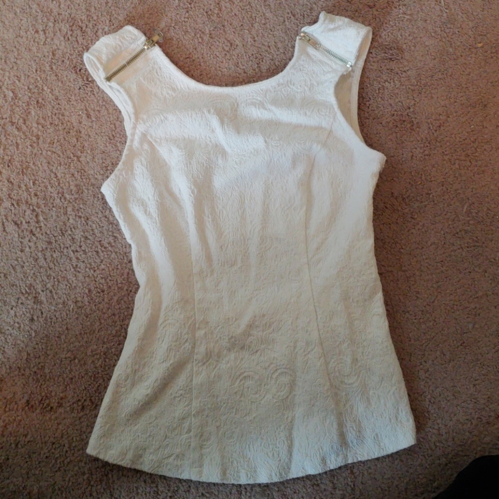 White tank top